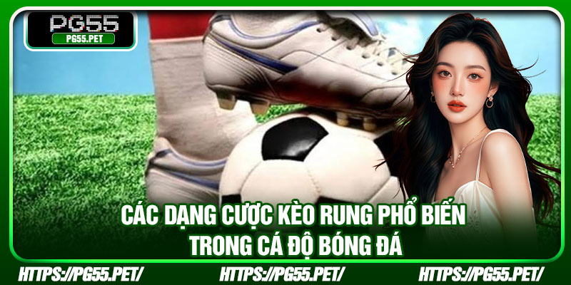 Các dạng cược kèo rung phổ biến trong cá độ bóng đá